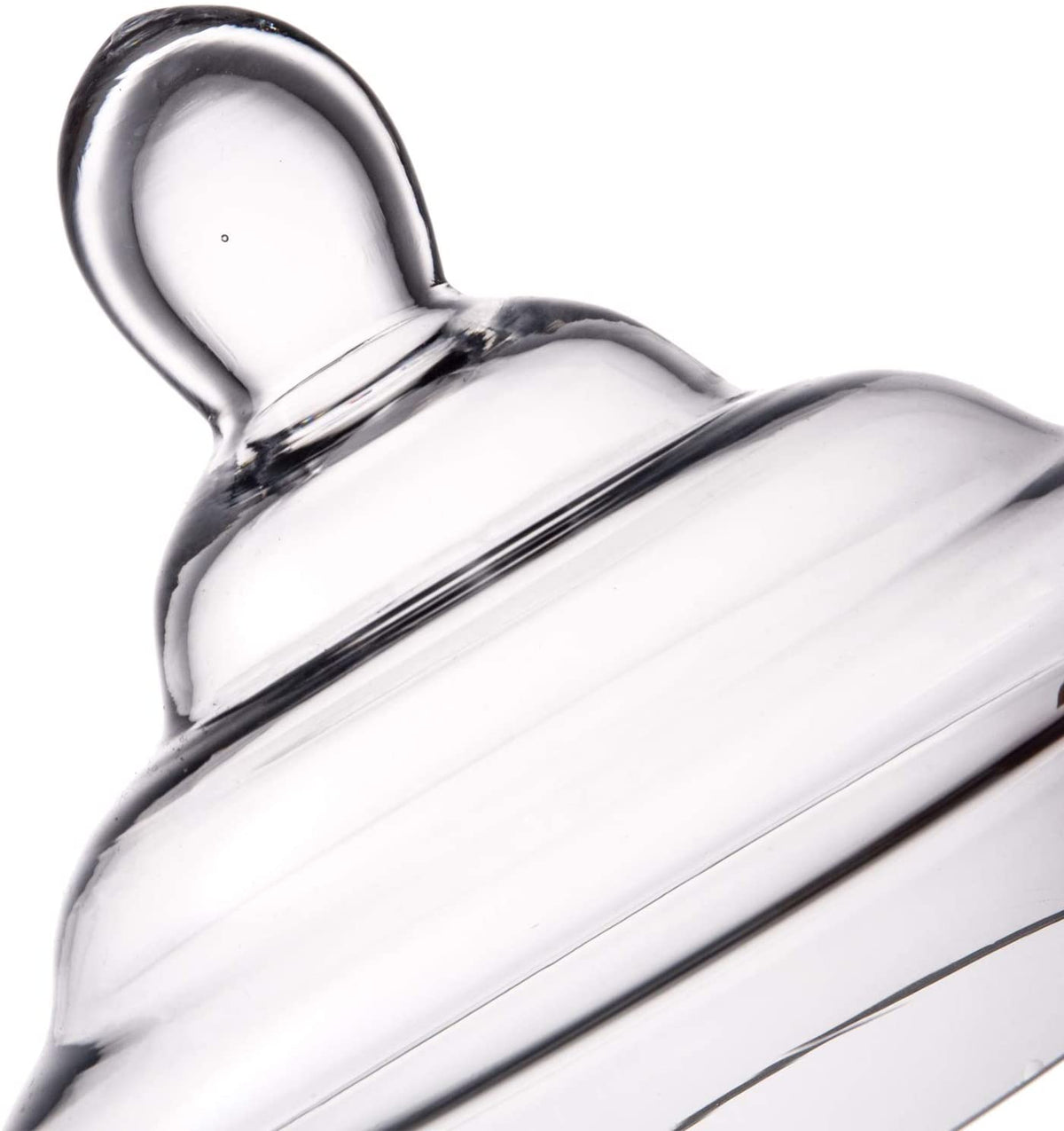 Glass Apothecary Jars with Lids Set of 3